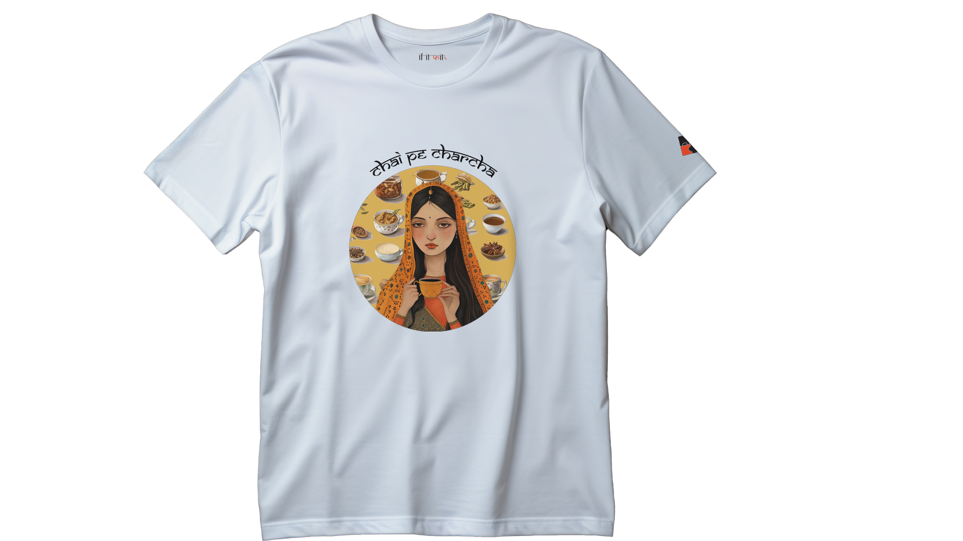 Chai pe Charcha Half Sleeve T-shirt, Female