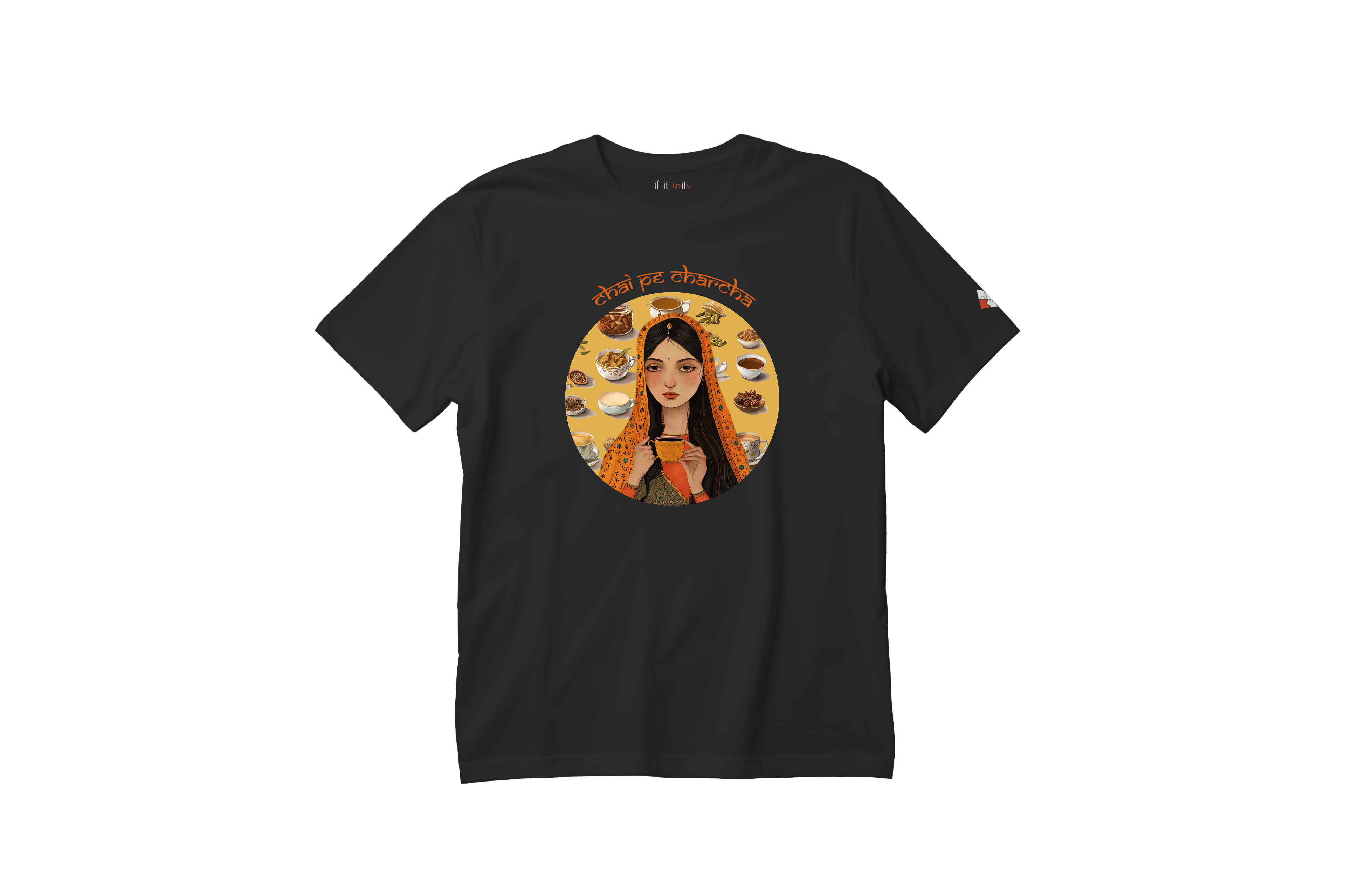 Chai pe Charcha Half Sleeve T-shirt, Female