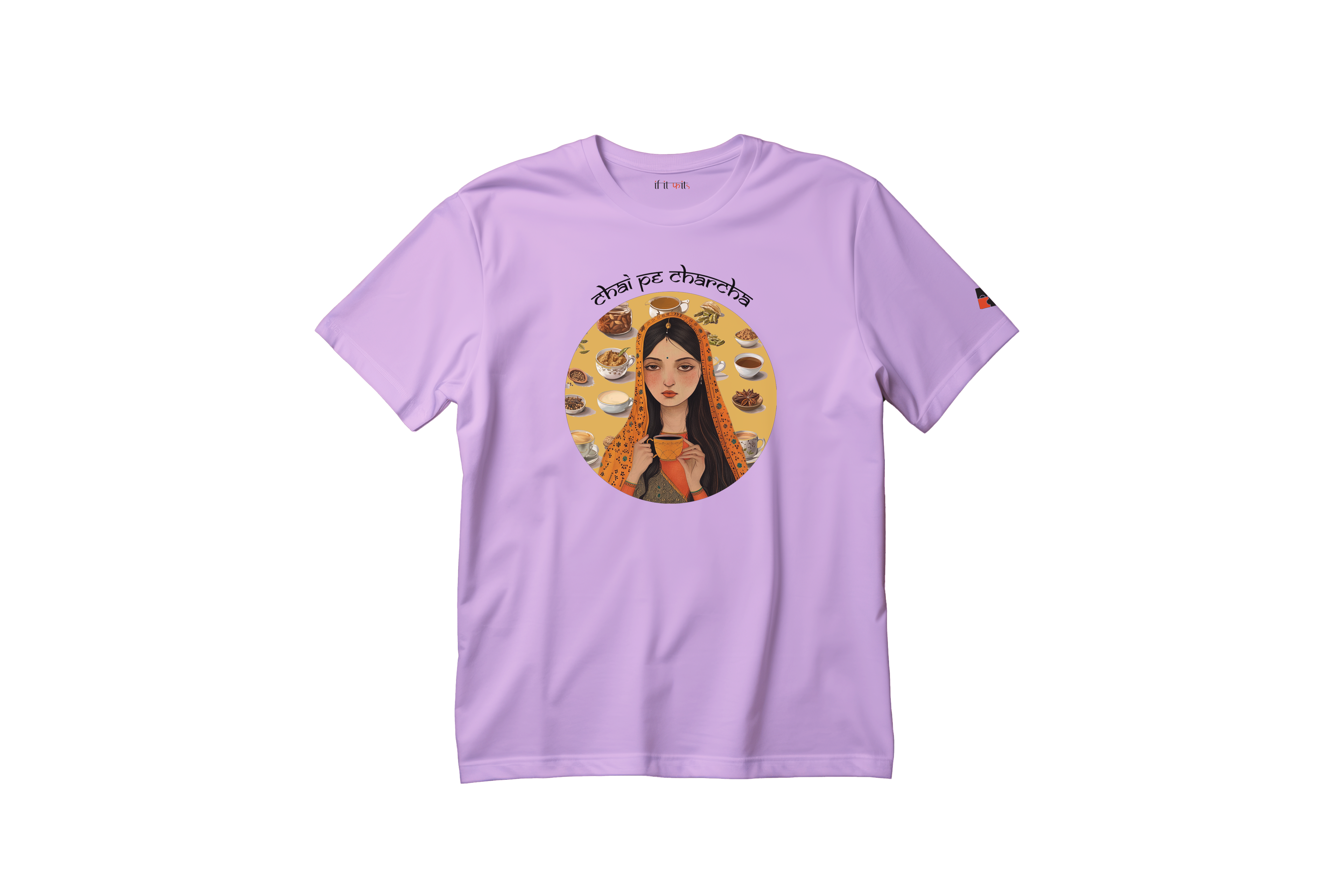 Chai pe Charcha Half Sleeve T-shirt, Female