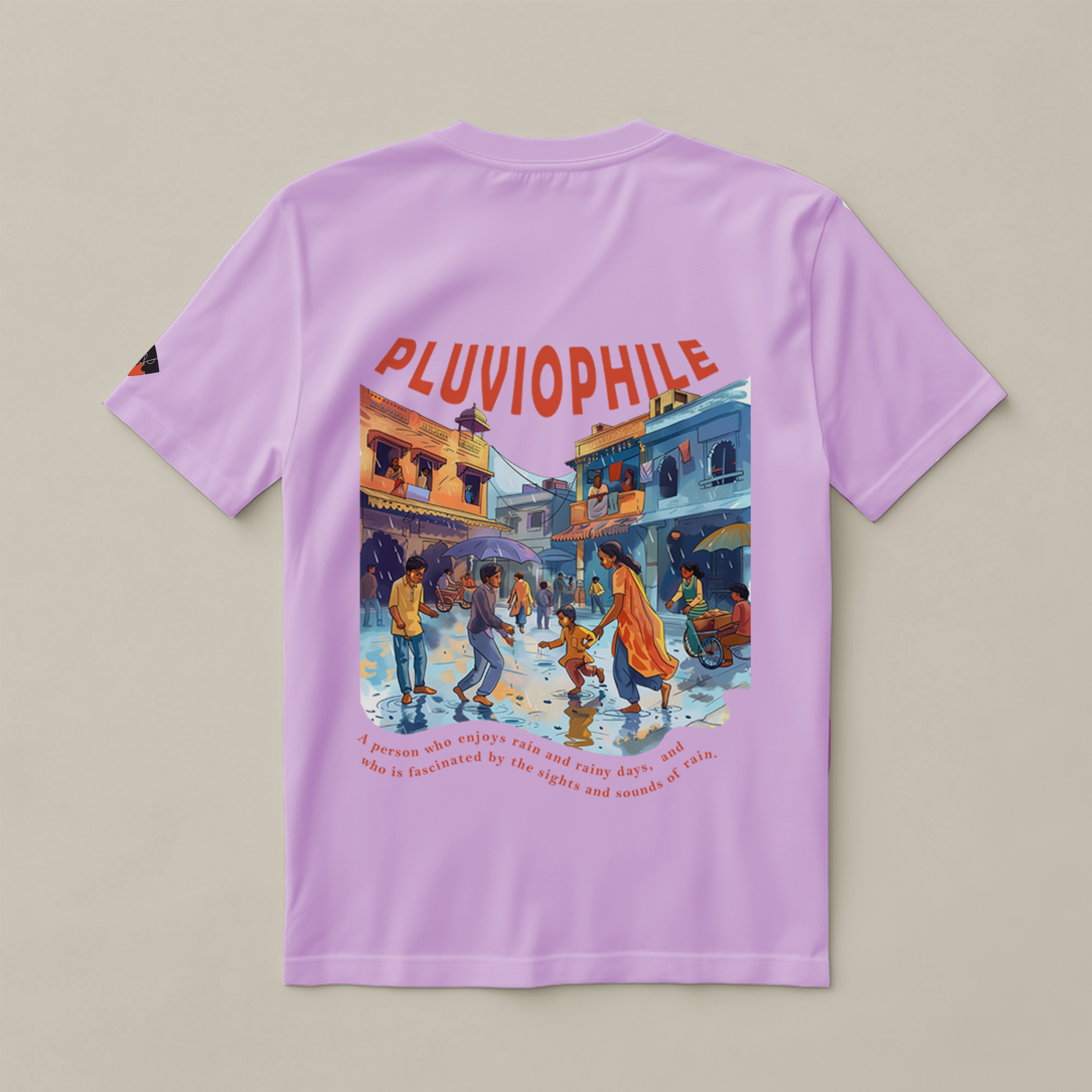 Pluviophile Short Sleeve White T-Shirt